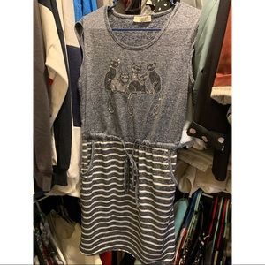 Rhinestone cat dress